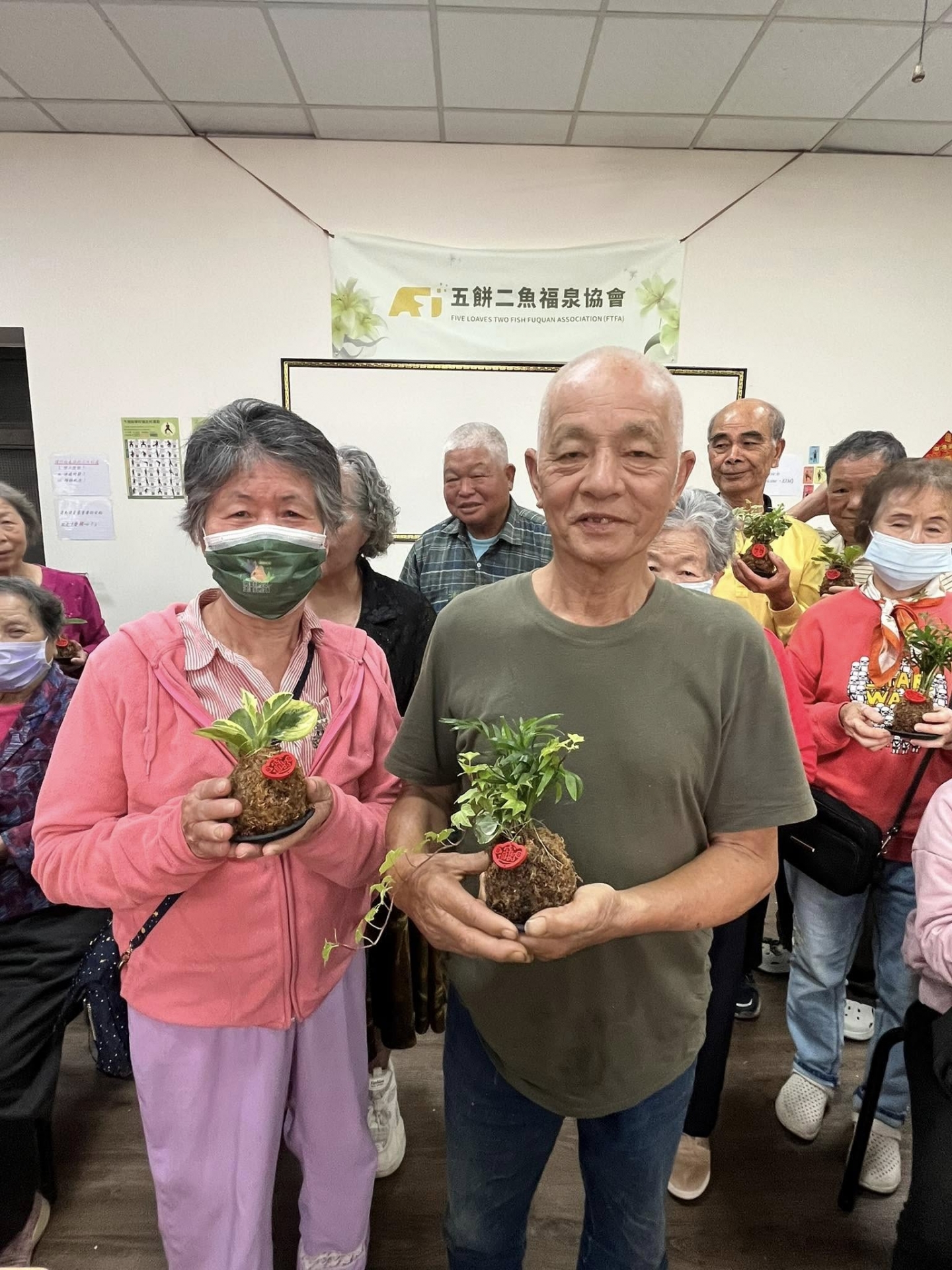 114/4/16 水苔球抒壓手作